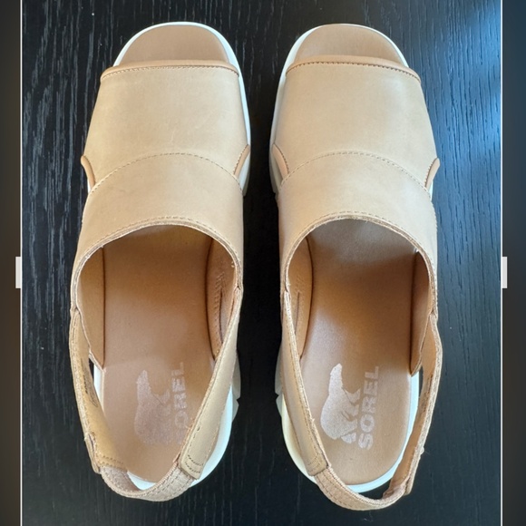 Sorel Women's Joanie III Slingback Sandals Honest Beige, White - Picture 15 of 16